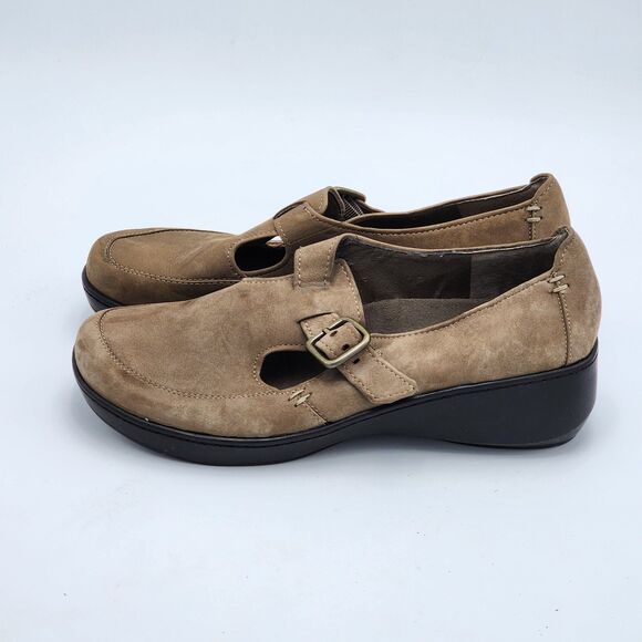 Easy Spirit Davan Mary Jane Buckle Wedges Shoes Size 8.5 - Picture 4 of 9